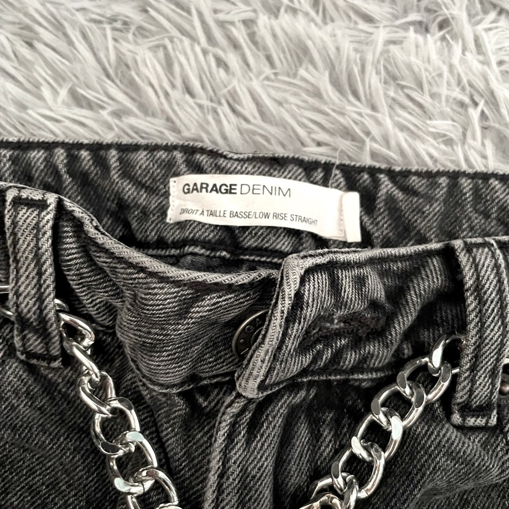 Garage Ripped Straight Jeans - Picture 3 of 3